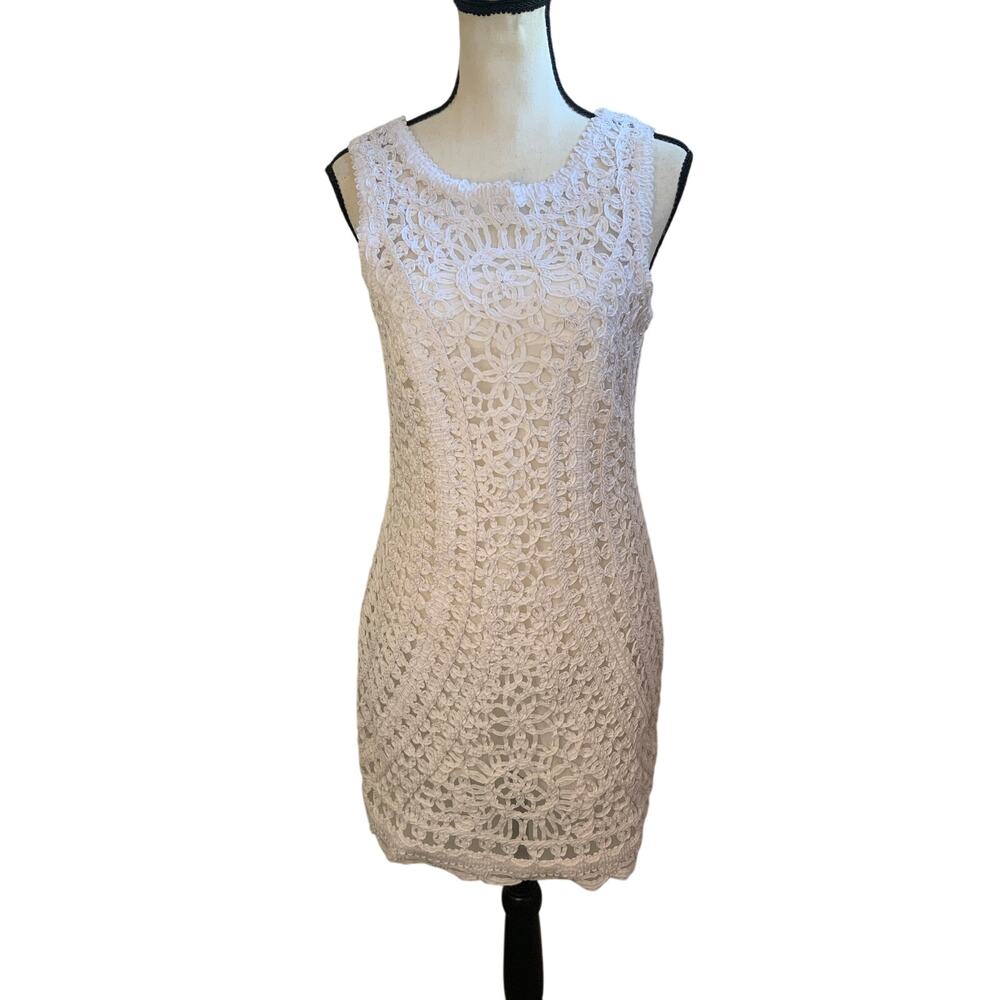 Anthropologie White Lace Dress
